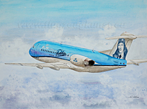 Aquarell fokker70